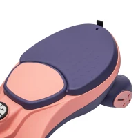 AIYAPLAY 12V Electric Wiggle Car, 2-In-1 Kids Ride On Toy with 2 Speeds, Soft Start, PU Wheels, RGB Lights, Up to 60 kg, Pink(m-10)