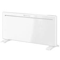 HOMCOM Aquecedor de Painel Inteligente 2000W, Parede ou Chão, Temporizador Semanal, Modo Janela Aberta e Anti-gelo, Branco