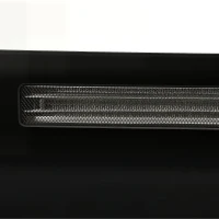 HOMCOM Elektrische haard met verwarming, 12 vlamkleuren, tv-meubel met haard voor tv's tot 55 inch, 114 cm, wit(m-13)