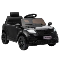 AIYAPLAY Range Rover Velar Licensed 12V Electric Car for Kids with Remote, 4-Wheel Suspension, Slow Start for 2-4 Years, Black(m-1)