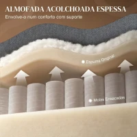 HOMCOM Poltrona Relax Reclinável Manual Acolchoada em Cinza Escuro(m-5)