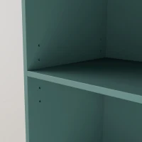 HOMCOM Bookcase with Drawers Adjustable Shelves Book Shelf for Study Living Room Light Green(m-10)