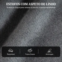 HOMCOM Poltrona Relax Reclinável Manual Acolchoada em Cinza Escuro(m-6)