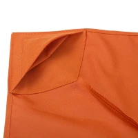 Outsunny Copertura per Gazebo 3x3 m a 2 Livelli in Poliestere Resistente con 8 Fori di Drenaggio, Rosso Ruggine(m-8)