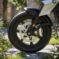 AIYAPLAY Motocicletă Electrică pentru Copii 3-8 Ani 12V, Licență BMW G310 GS, Baterie cu Litiu, Roți Ajutătoare Detașabile, Albastru(m-9)