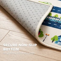 AIYAPLAY Tapis de Jeu pour Enfants Tapis de Chambre d'Enfant en Mousse Épaisseur 3 cm Motif Route Base Antidérapante 150x200cm(m-8)