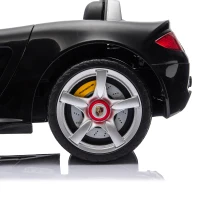 AIYAPLAY Porsche 12V elektrische kinderauto met lithiumaccu, afstandsbediening, 2 motoren, zachte start en achterwielvering(m-10)
