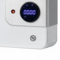 HOMCOM Radiateur Soufflant Mural Radiateur Électrique 2000W en Céramique PTC Oscillation WiFi Thermostat 54x12,5x18,7cm Blanc(m-13)