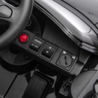 AIYAPLAY Porsche 12V elektrische kinderauto met lithiumaccu, afstandsbediening, 2 motoren, zachte start en achterwielvering(m-12)