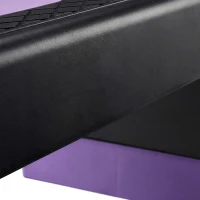 SPORTNOW Stepper Fitness Aérobic 3 Niveaux, Hauteur Réglable 10/15/20 cm avec Rehausses Surface Antidérapante 68x29x20cm Violet(m-11)