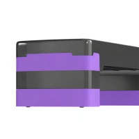 SPORTNOW Stepper Fitness Aérobic 3 Niveaux, Hauteur Réglable 10/15/20 cm avec Rehausses Surface Antidérapante 68x29x20cm Violet(m-10)