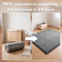 AIYAPLAY Tapis de Jeu pour Enfants 180 x 150 cm, Tapis de Chambre d'Enfant en Mousse, Épaisseur 3 cm, Base Antidérapante(m-9)