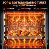 HOMCOM Mini Oven, 15 L Electric Oven and Grill w/ 60-230℃ Adjustable Temperature, 60 Minute Timer, Includes Baking Tray, Black(m-4)