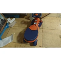 AIYAPLAY Voiture Électrique Enfant 12V, Véhicule Électrique Enfant avec Batterie Lithium, Éclairage RGB, Roues Lumineuses, Orange(m-19)
