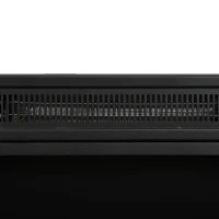 HOMCOM 40" Electric Fireplace Insert, 3-Sided Freestanding/Wall Recessed Electric Fire Heater with Adjustable Flame, 1800W(m-10)