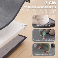 AIYAPLAY Tapis de Jeu pour Enfants 180 x 150 cm, Tapis de Chambre d'Enfant en Mousse, Épaisseur 3 cm, Base Antidérapante(m-4)