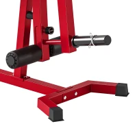 SPORTNOW 3-in-1 Leg Extension and Curl Machine, 300kg Heavy Duty Adjustable Weight Bench with Leg Developer, Red(m-10)