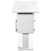 HOMCOM Eckschreibtisch Arbeitstisch Winkelschreibtisch Computertisch Bürotisch Regal L-Form 120 x 110 x 74,5 cm, I-Form 190 x 50 x 74,5 cm(m-7)