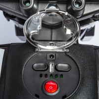 AIYAPLAY Elektrische kindermotor 12V met 2 motoren, zijwieltjes, vering, 13 inch wielen, muziek en USB(m-11)