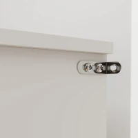 HOMCOM Caisson Bureau Mobile avec 8 Tiroirs, Meuble Rangement Bureau pour Documents et Imprimante, 53x40x103,5cm, Blanc(m-11)