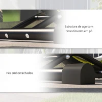 SPORTNOW Estacionamento de Bicicletas Vertical e Horizontal com Ganchos Ajustáveis para Bicicletas de 6 a 28 Polegadas e 700 C(m-7)