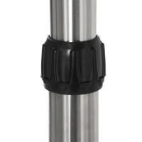 Outsunny Calefactor de Pie de Exterior 1200/1800/3000W Estufa de Infrarrojos con Altura Ajustable Ø58,5x160-200 cm Plata(m-8)