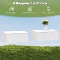 HOMCOM Floating Bedside Table Set of 2, Wall-Mounted Nightstand with High Gloss Finish & Storage Drawer, White(m-7)