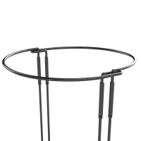 Outsunny Set of Two 181 x 93cm Steel Planters - Dark Grey(m-11)