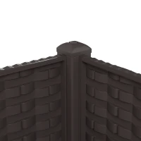 Outsunny Plastic Raised Garden Bed with Legs, Self Watering Elevated Planter Boxes with Drainage Holes and Plugs(m-11)