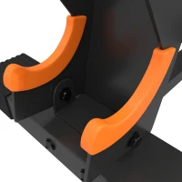 SPORTNOW 5-Tier Dumbbell Rack, A-Frame Weight Stand with Protective Washers, Non-Slip Feet, Space-Saving Storage for Home Gym(m-12)