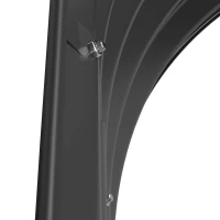Outsunny Set of Two 181 x 93cm Steel Planters - Dark Grey(m-12)