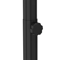 SPORTNOW Panier de Basket Extérieur pour Enfants, Hauteur Réglable 108-213 cm, Base Remplissable et Roulettes, Dès 3 Ans, Noir(m-15)