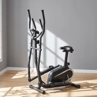 HOMCOM bicicleta magnetica, cu monitor LCD si 8 niveluri(m-16)