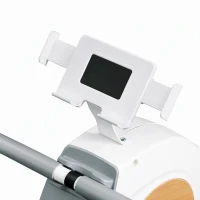 SPORTNOW Rameur magnétique 16 niveaux avec écran LCD et support de téléphone, rangement vertical, pour l'entraînement à domicile(m-11)