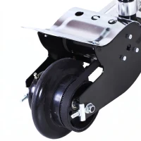 HOMCOM Trotinetă Electrică Pliabilă pentru Copii 7+ Ani cu Șa și Ghidon Reglabil, 2 Roți, Negru, 81.5x37x96 cm(m-8)