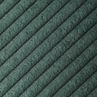 HOMCOM Corduroy Electric Recliner Armchair with Massage and Heat - Green(m-13)