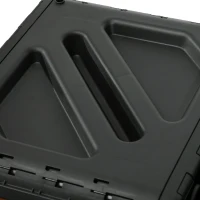 Outsunny 130L Double Chamber Composter - Black(m-10)