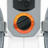 SPORTNOW Rameur magnétique 16 niveaux avec écran LCD et support de téléphone, rangement vertical, pour l'entraînement à domicile(m-14)
