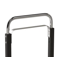 HOMCOM 2-in-1 Folding Sack Truck & Platform Trolley, Heavy Duty 220kg/120kg Hand Truck with Adjustable Platform & Handle(m-12)
