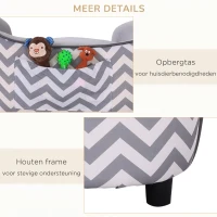 PawHut hondenbank hondenzetel hondensofa hondenbed hondenmat kat kussen gepolsterd(m-6)
