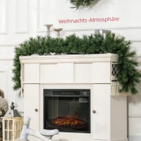HOMCOM 1,8 m Kunstmatige Kerstslinger met 160 Tips Groen(m-4)