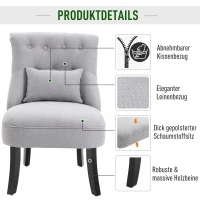 HOMCOM Bijzettafel salontafel moderne salontafel met lade spaanplaat wit(m-4)