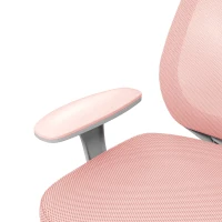 Vinsetto Bureaustoel, Ergonomische Bureaustoel met Draaifunctie, Verstelbaar 55 x 48 x 82,5-94,5 cm Roze(m-9)