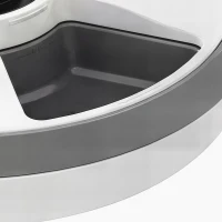 PawHut Voederautomaat, draadloze automatische voerbak met timer tot 6 maaltijden, LED-display, koelpack, grijs(m-10)