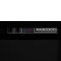 HOMCOM 3 IN 1 Slim Electric Fire, Wall Mounted/Recessed/Freestanding, Electric Fireplace with 12 Flame Colours, 5 Brightness(m-11)