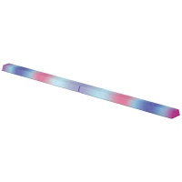 SPORTNOW Zweedsprongbalk 2,4 m, opvouwbaar, antislip bodem, voor 3+ jaar, tot 80 kg, multicolor(m-11)