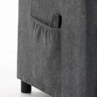 HOMCOM Fauteuil Inclinable de Massage par Vibration, Fauteuil de Relaxation en Chenille avec Dossier Réglable par Poussée, Gris(m-14)