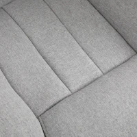 Vinsetto massagestoel, bureaustoel, gamestoel, polyester, schuimstof, nylon, grijs, 66 x 63 x 107-115 cm(m-8)