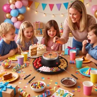 HOMCOM 2-w-1 S'mores-Maker i zestaw do fondue czekoladowego Elektryczny bezpłomieniowy z 4 widelcami do pieczenia, 4 zdejmowanymi tacami na imprezę(m-9)
