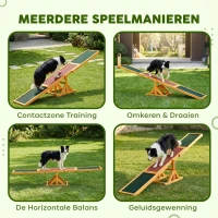 PawHut Hond wip hondenwip honden speelgoed behendigheid puppy speelgoed hondensport huisdier(m-6)